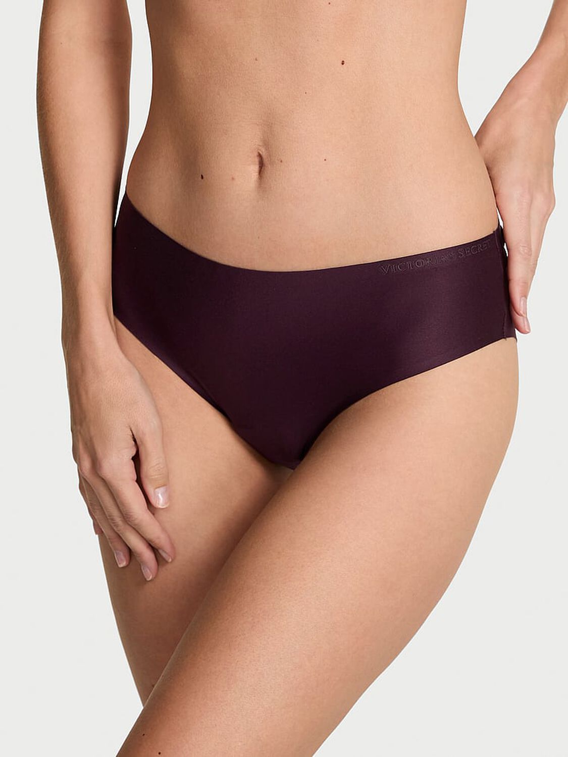 vs Body By Victoria Body by Victoria Flex Mid-Rise Bikini Panty Winter Wine 1 of 2 