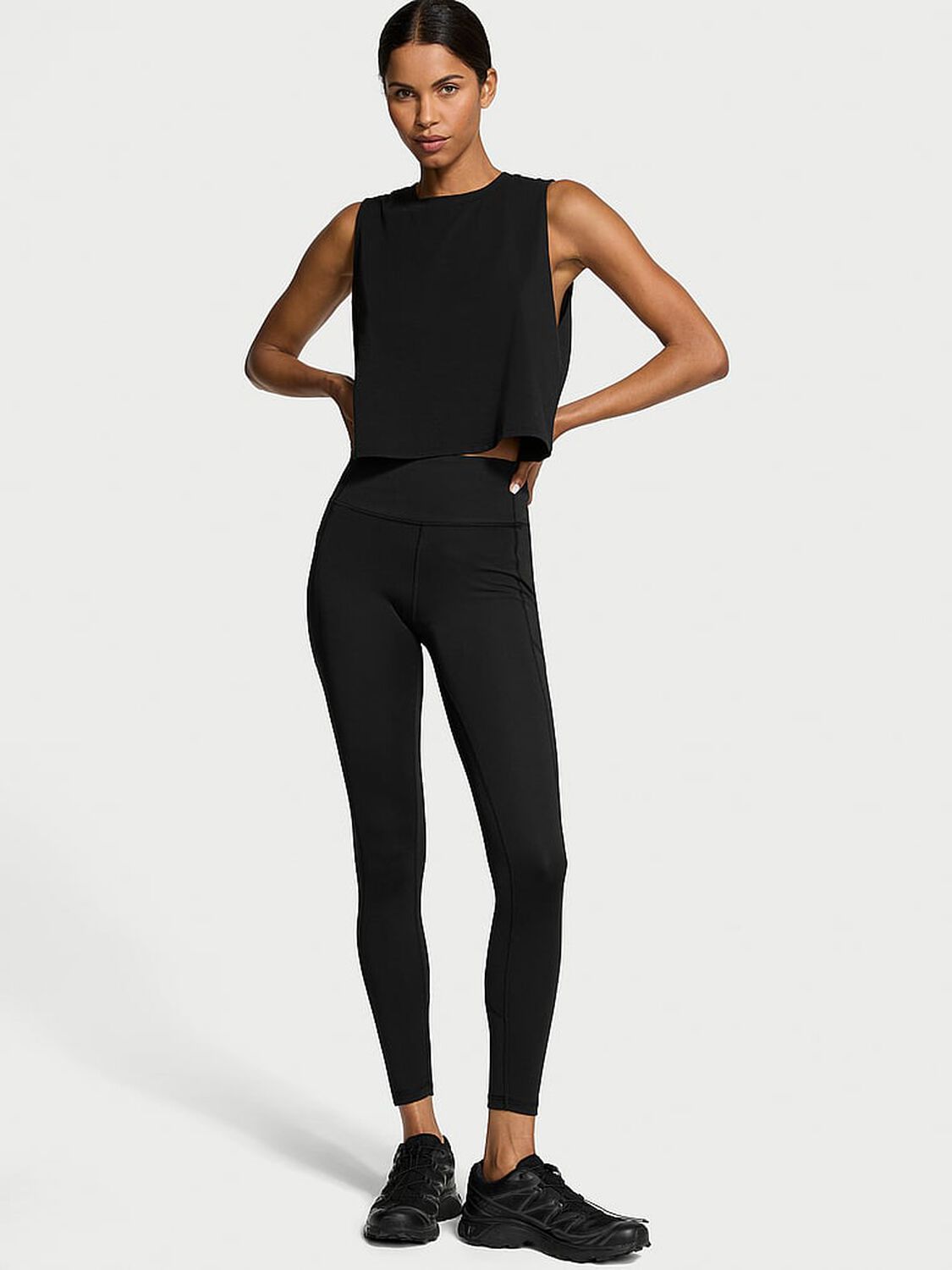 vs Vsx VSX Essential High-Rise Pocket Legging Black 1 of 4 