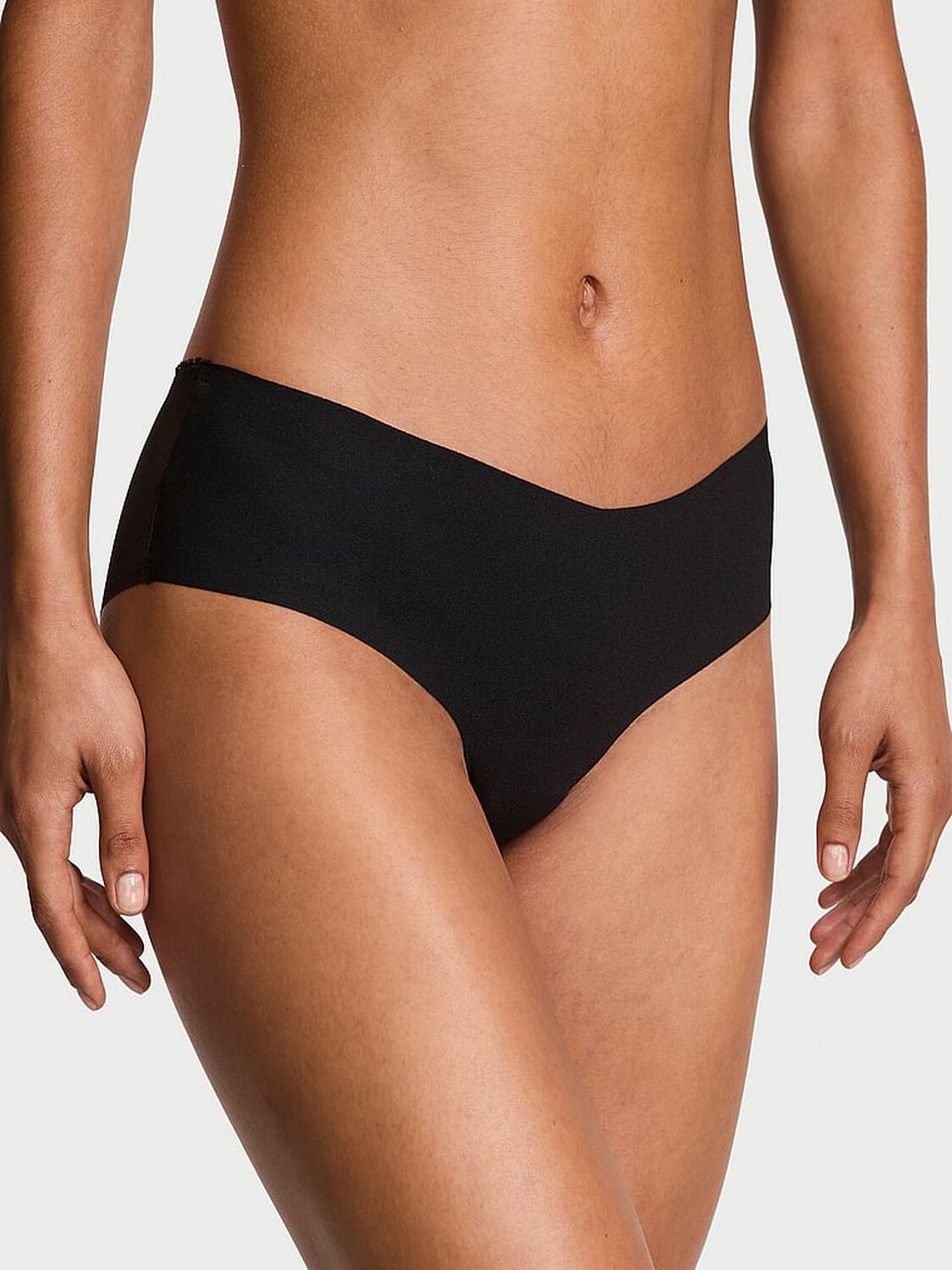vs No-Show No-Show Sheer Logo Cheeky Panty Black 1 of 1 