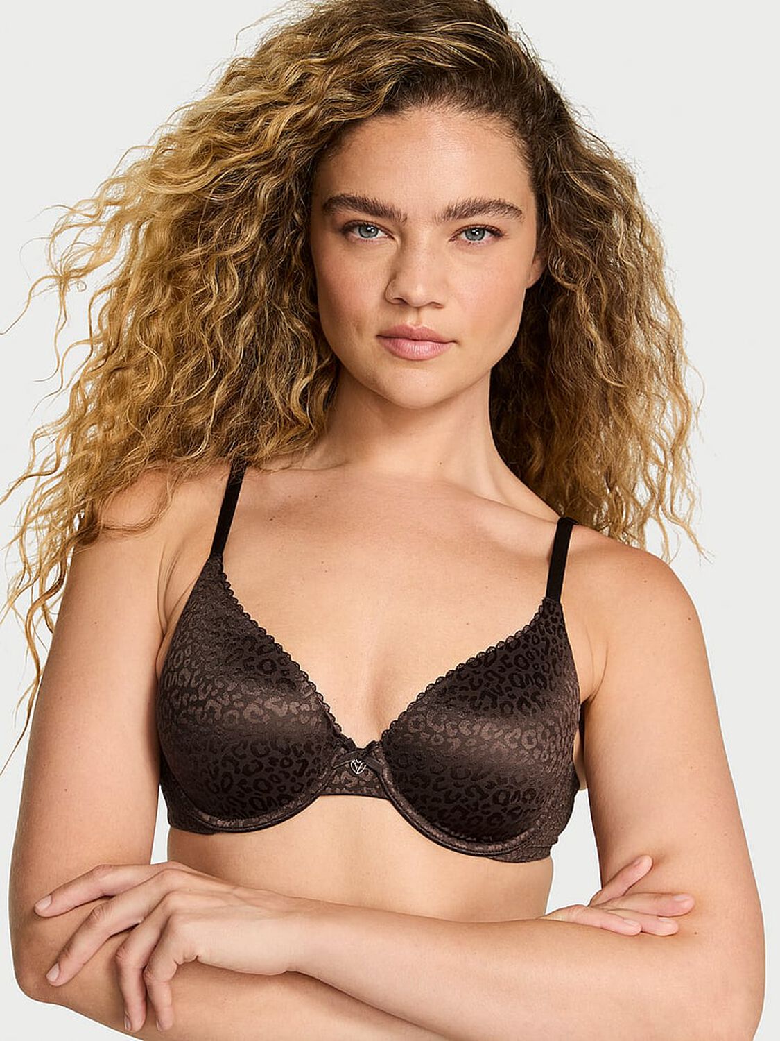 vs Body By Victoria Lightly Lined Full-Coverage Bra French Roast 1 of 3 