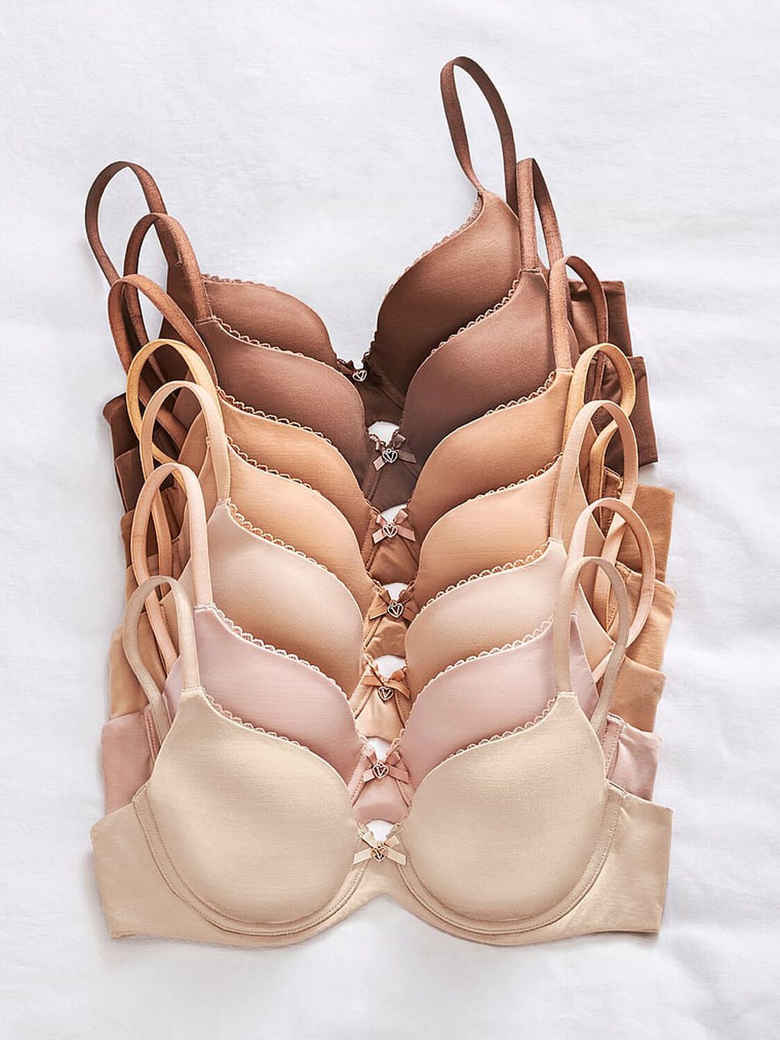 vs Body By Victoria Lightly Lined Smooth Full-Coverage Bra Caramel 4 of 4 