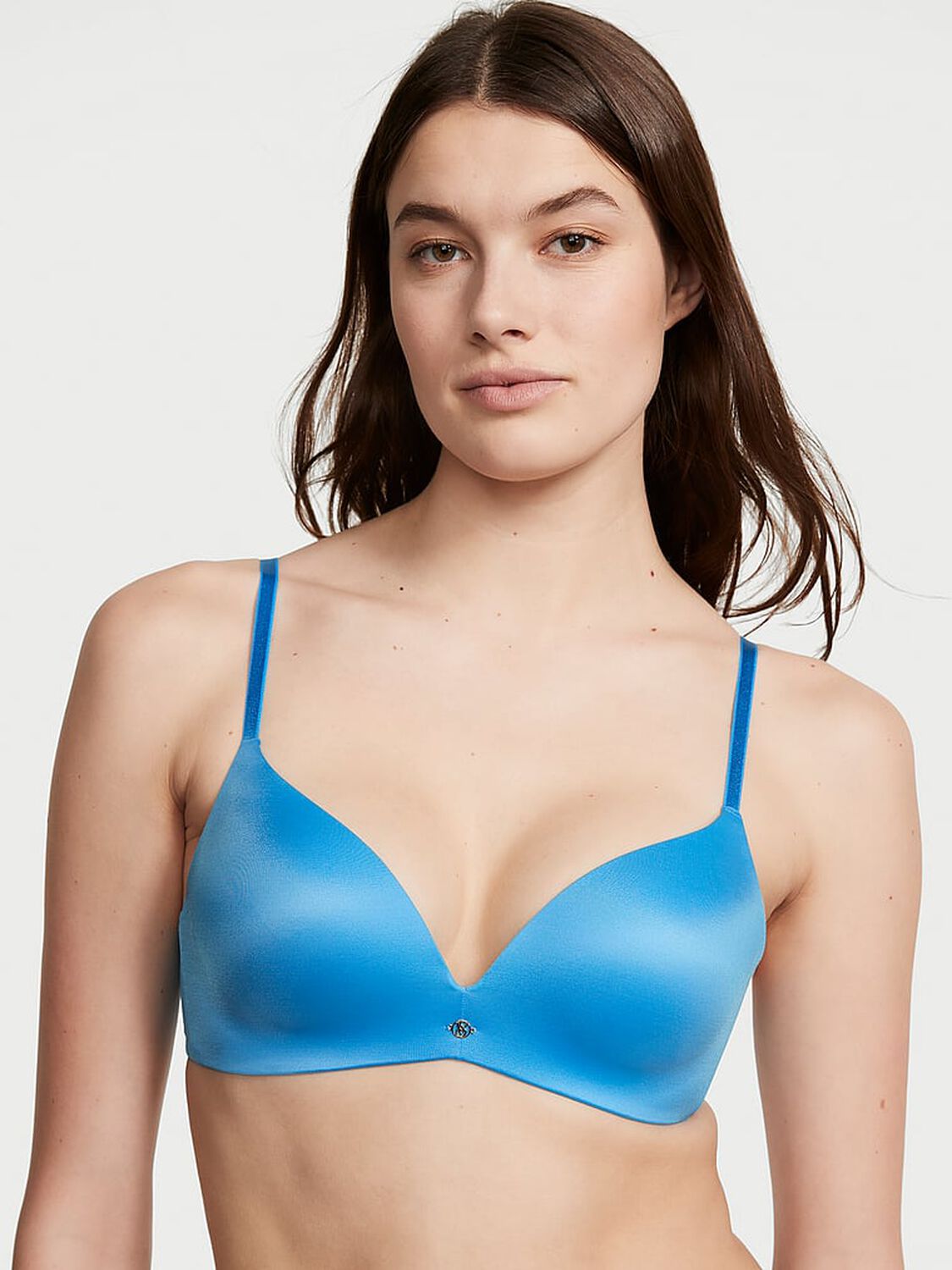 vs Very Sexy So Obsessed Smooth Wireless Push-Up Bra Capri Blue 1 of 4 