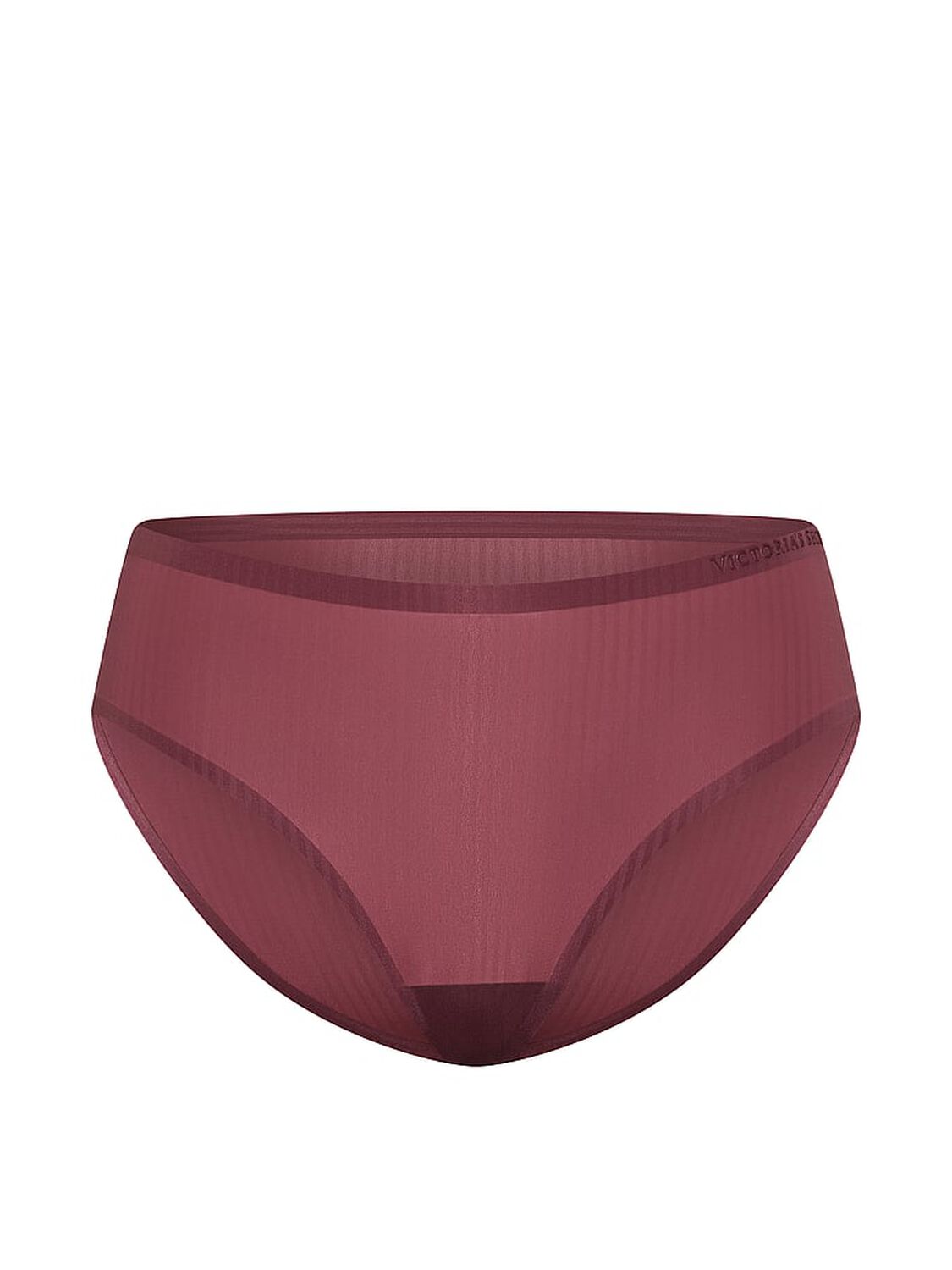vs Body By Victoria Body by Victoria Flex Shadow Stripe Mid-Rise Bikini Panty Morning Rose 3 of 5 