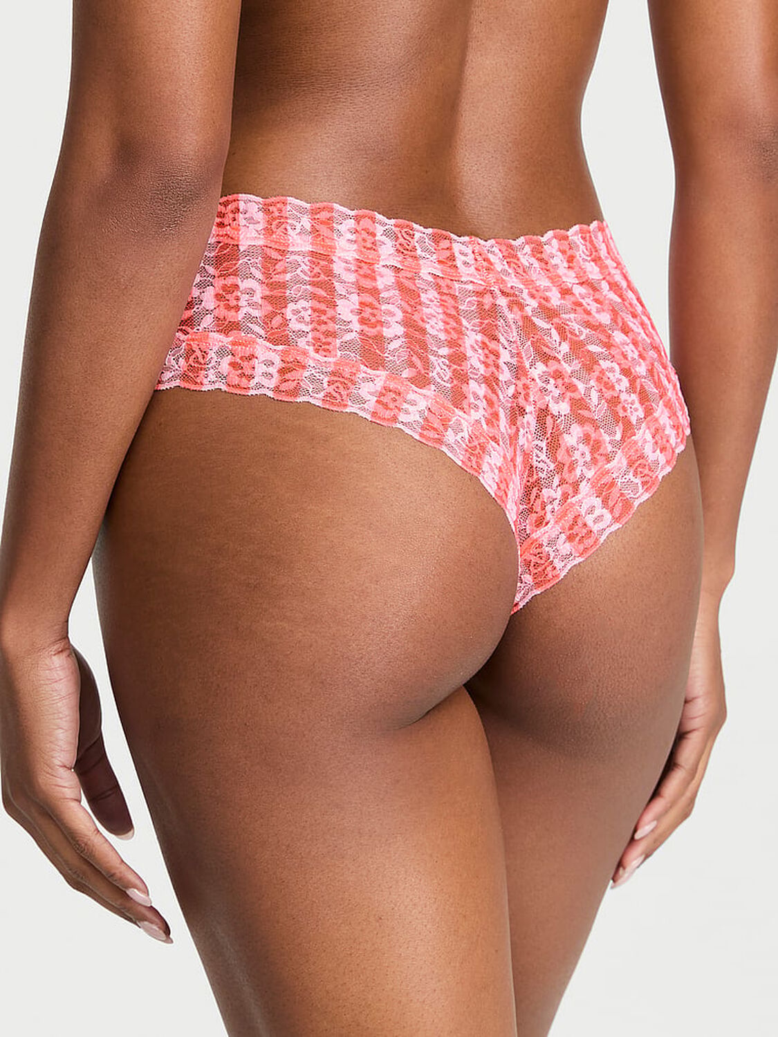 vs The Lacie Blossom Lace Cheeky Panty Pretty Blossom Stripes 2 of 3 