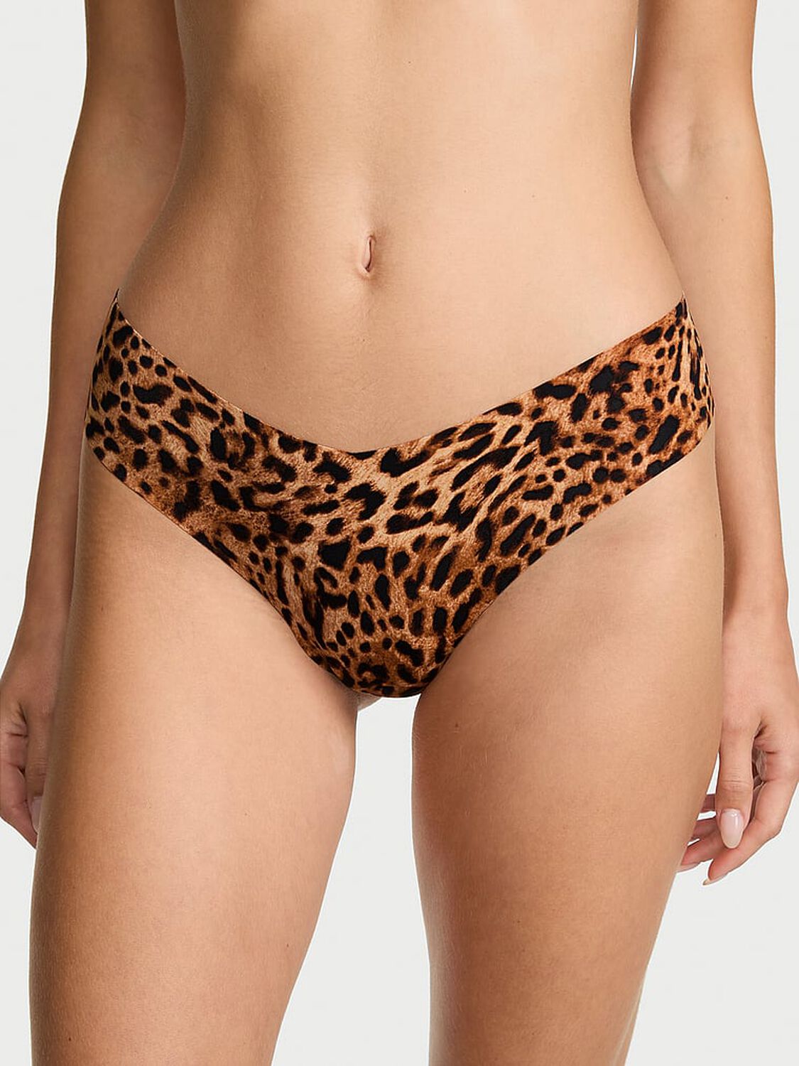 vs No-Show No-Show Thong Panty Desert Gold Leopard 1 of 3 