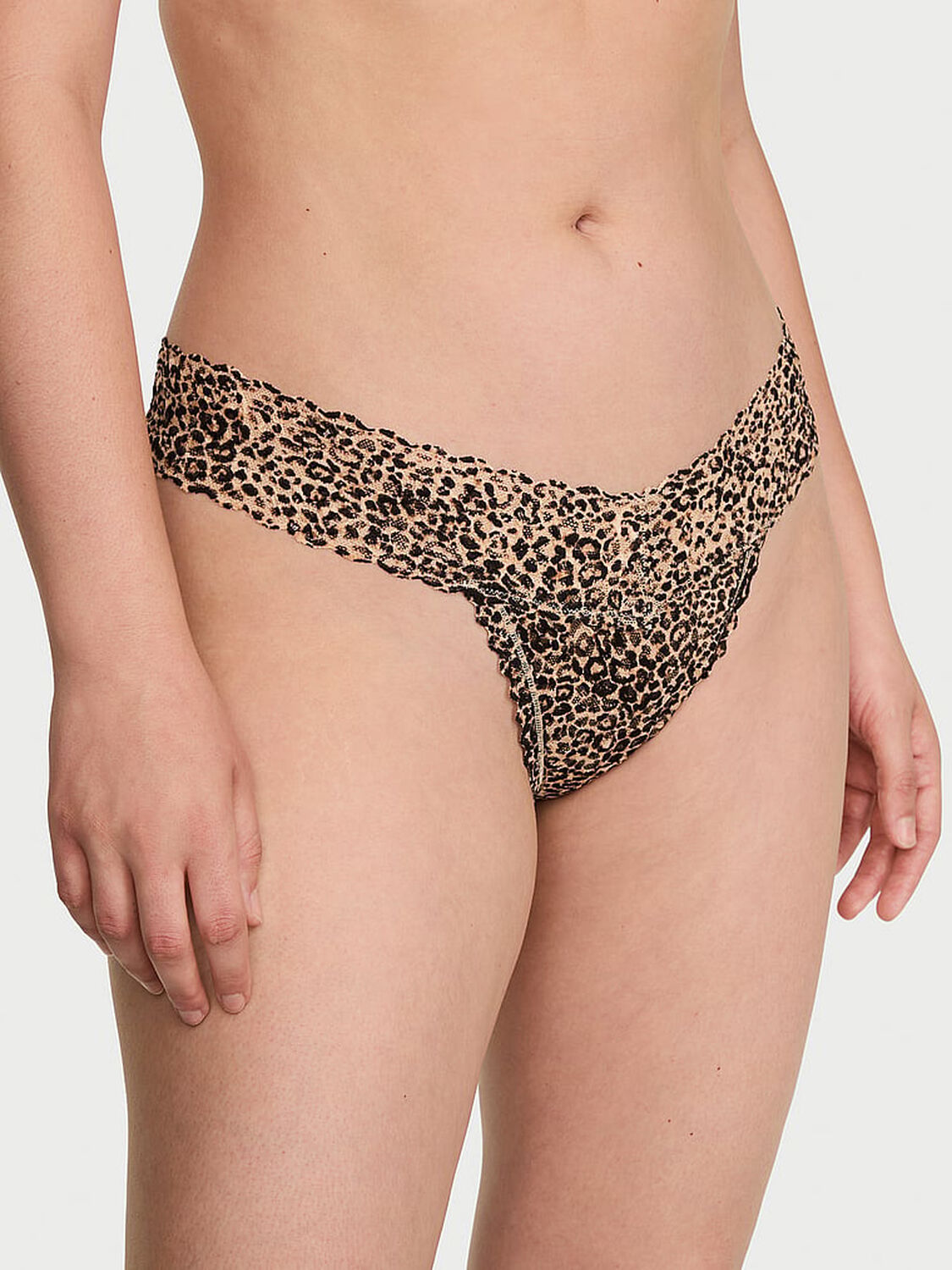 vs The Lacie Lace Thong Panty Leopard 1 of 3 