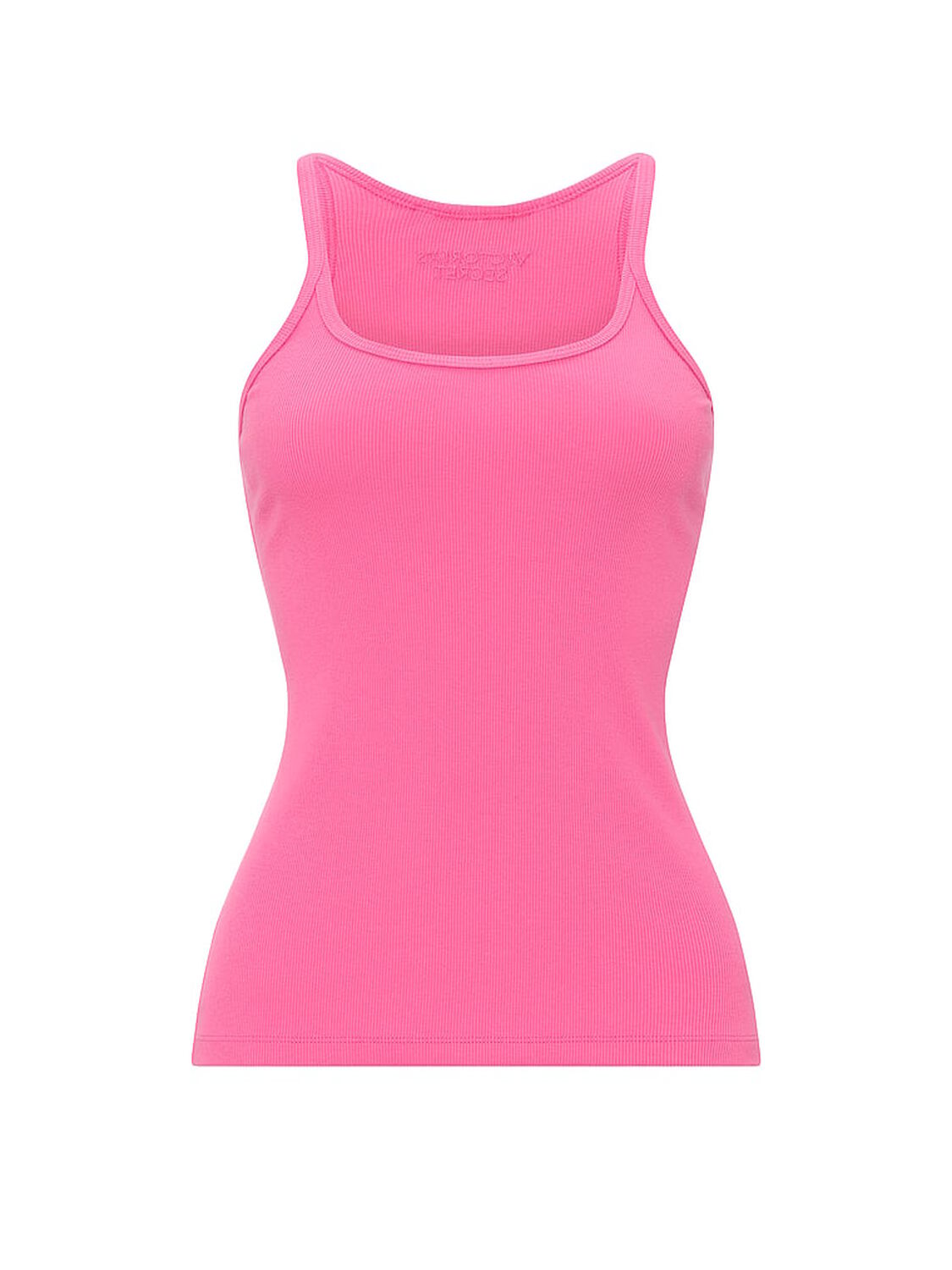 vs Victoria's Secret Mix & Match Sleep Perfect Ribbed Tank Top Pink Radiance 3 of 3 