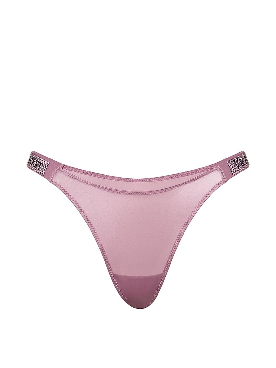 vs Very Sexy Shine Strap Brazilian Panty Dusk Rose 3 of 4 