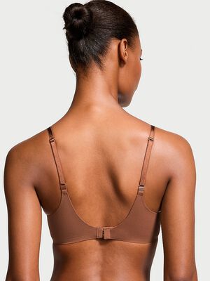 Smooth Lightly Lined Plunge Demi Bra