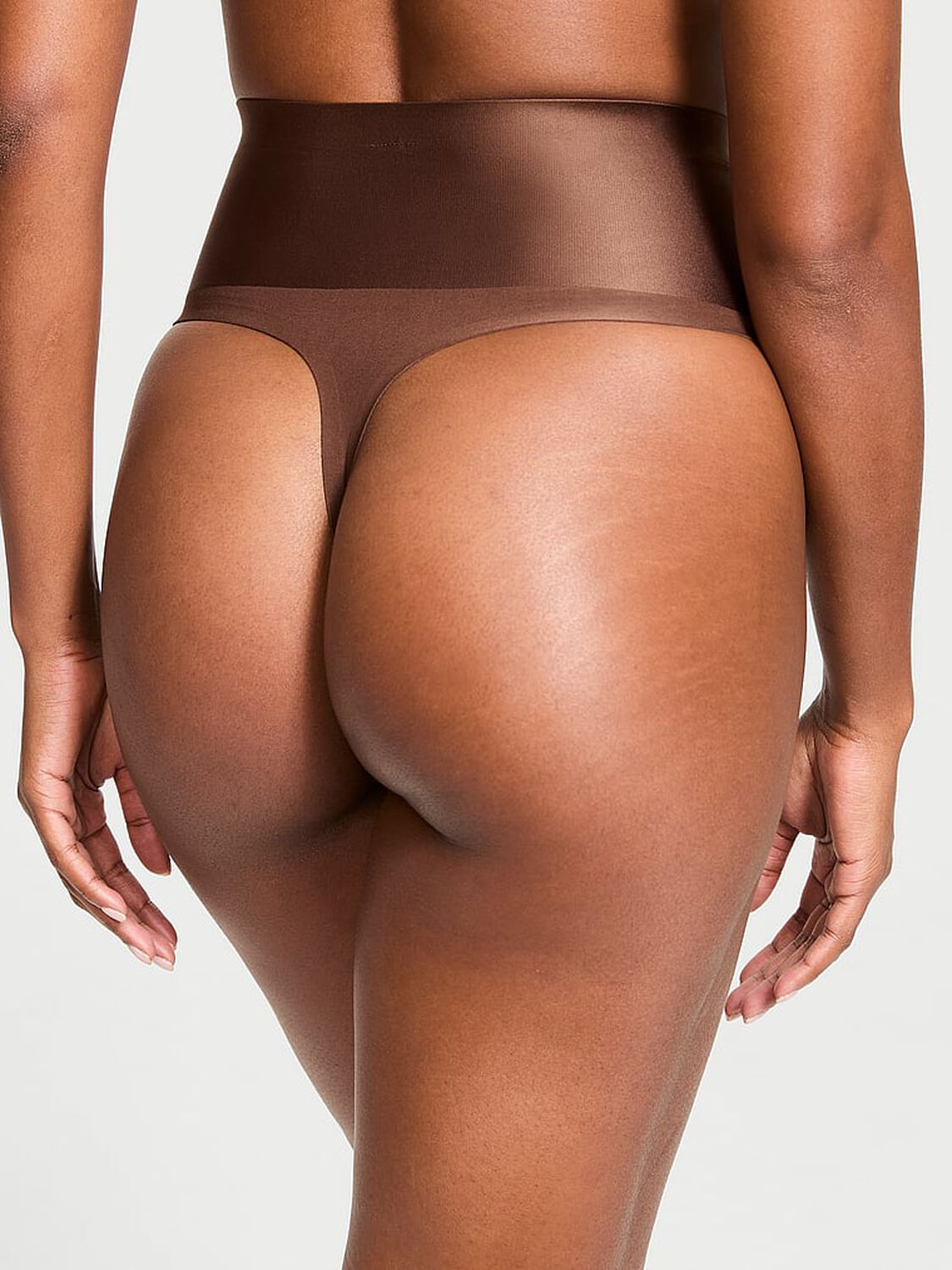vs Body By Victoria Smoothing Shimmer Thong Panty Ganache 2 of 4 