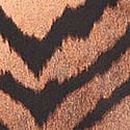 Tease Satin Lace-Trim Mini Slip Dress, Tiger Stripes, swatch
