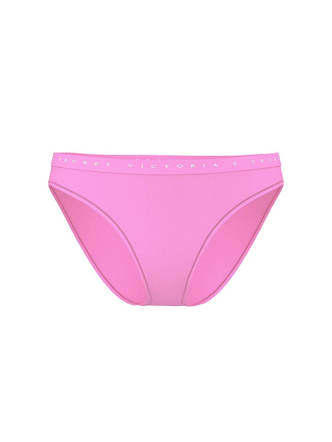 vs Victoria's Secret Stretch Cotton Bikini Panty Pink Lilac 1 of 2 