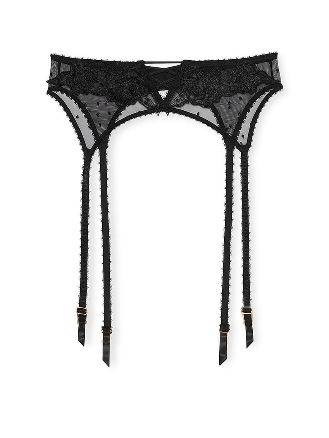 vs Very Sexy Sheer Rose Garter Belt 3 of 4 