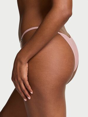 Twinkle Heart Satin Brazilian Panty