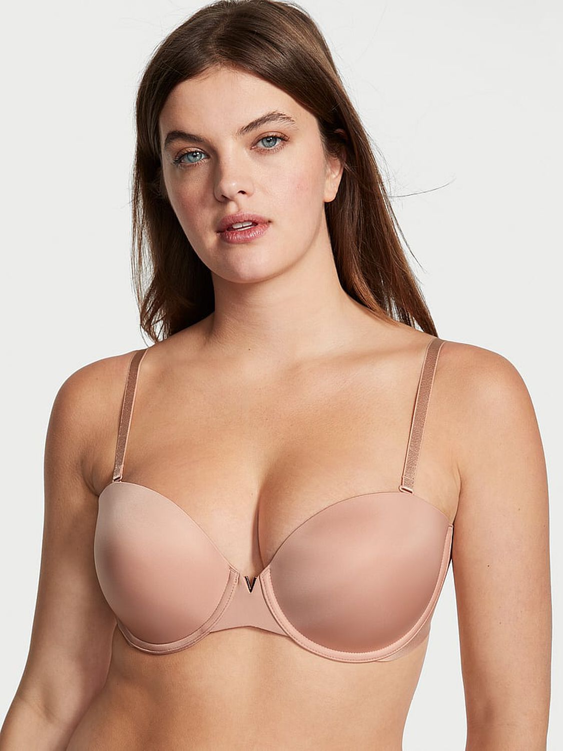 vs Victoria's Secret Bare Sexy Illusions Uplift Strapless Bra Macaron 3 of 4 