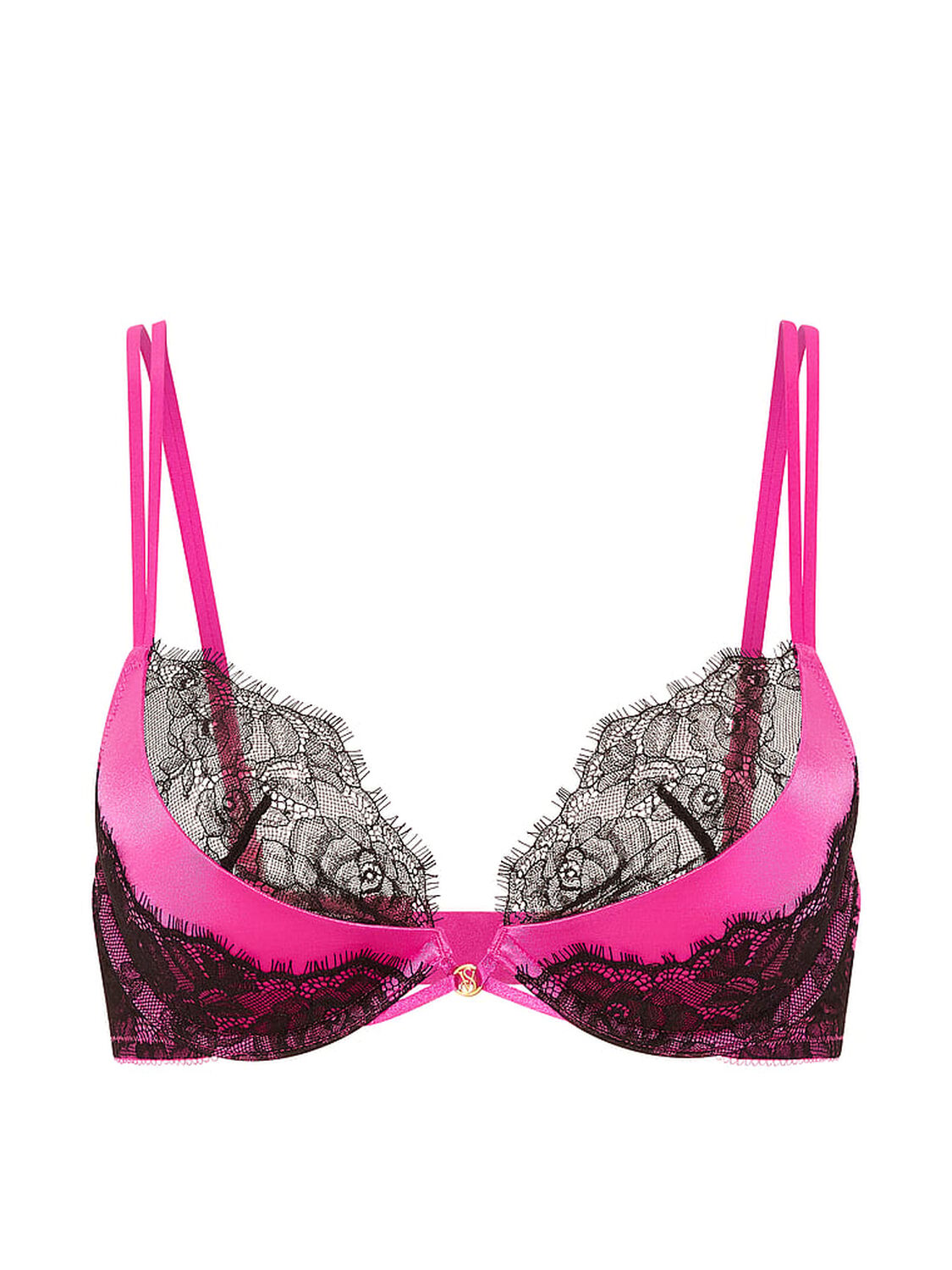 vs Very Sexy Very Sexy Envy Low-Cut Push-Up Bra Pink Fire 3 of 4 
