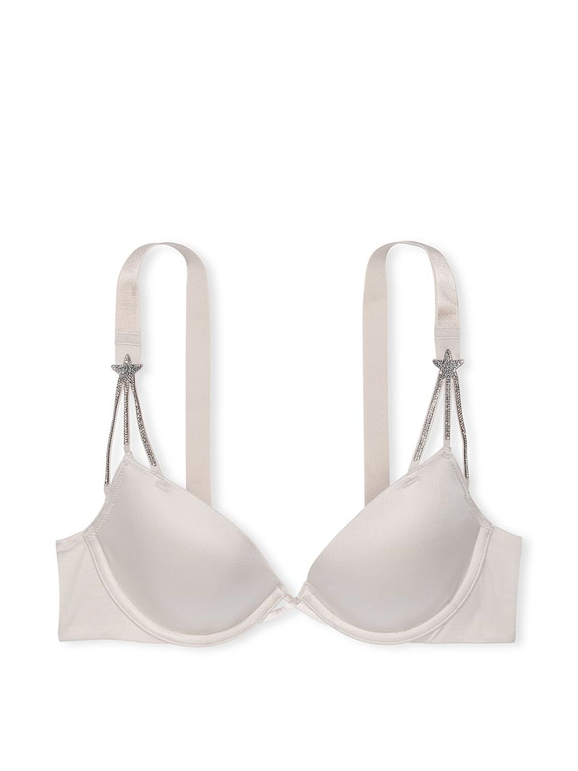 vs Very Sexy Starstruck Shine Strap Lightly Lined Low-Cut Demi Bra Delfin Grey 3 of 3 