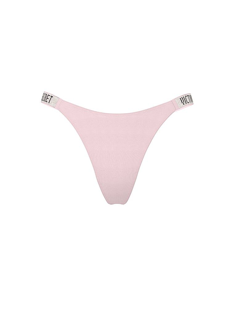 Victoria's Secret Shine Strap Thong Panty – Red, Size M, NWT