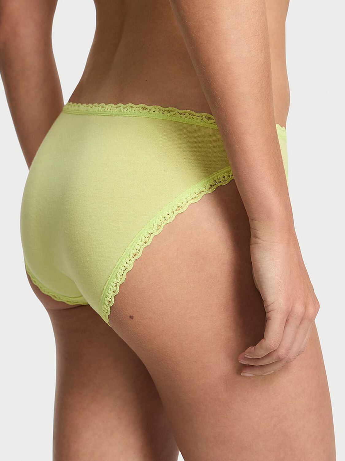 vs The Lacie Lace-Waist Bikini Panty Sparkling Lime 2 of 3 