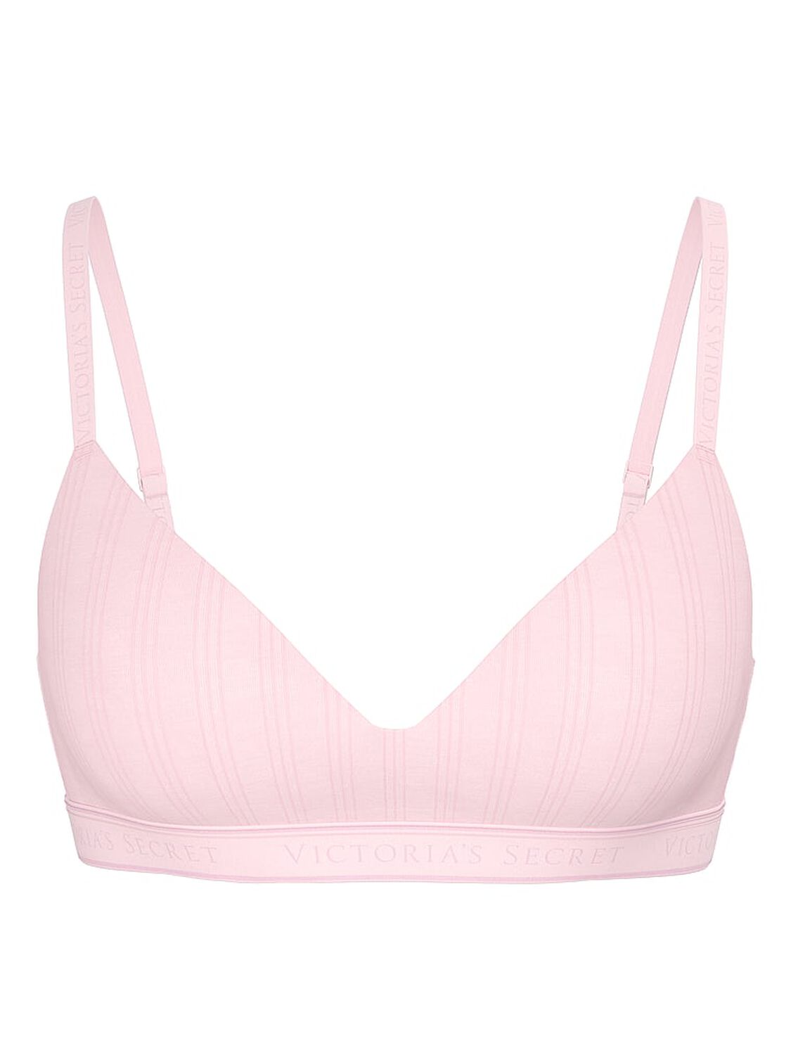 vs The T-Shirt Ultra-Fine Modal Lightly Lined Wireless Bra Pretty Blossom 3 of 3 