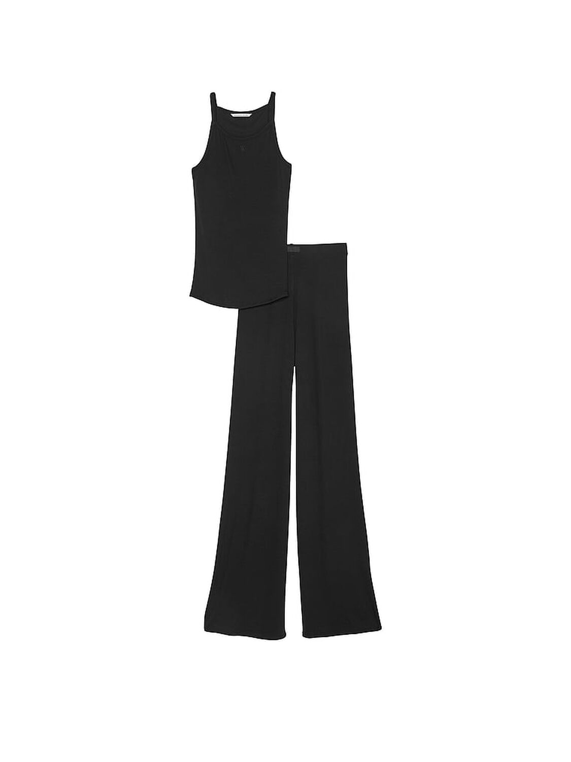 vs Victoria's Secret Ribbed Modal Cami & Pants Set Black 3 of 3 