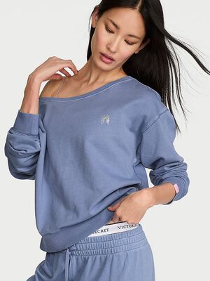 Off-Duty Terry Boatneck Sweatshirt