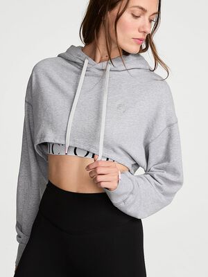 Off-Duty Terry Super Crop Hoodie