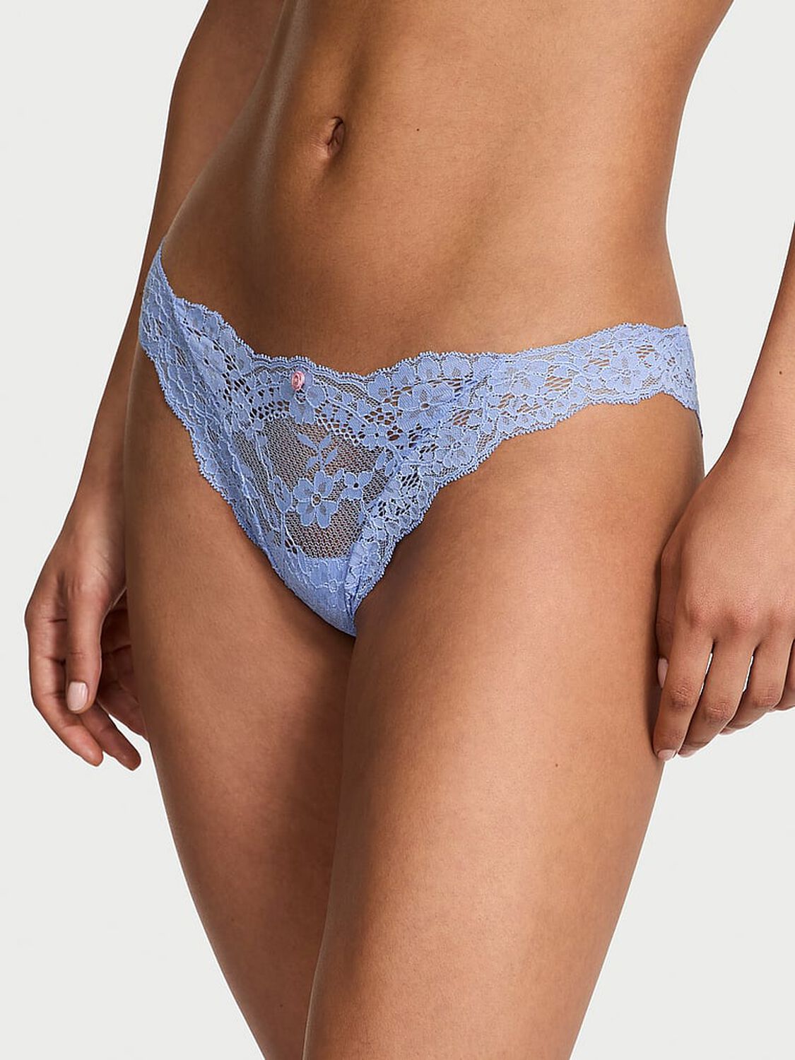 vs Dream Angels Lace Bikini Panty Cameo Blue 4 of 4 