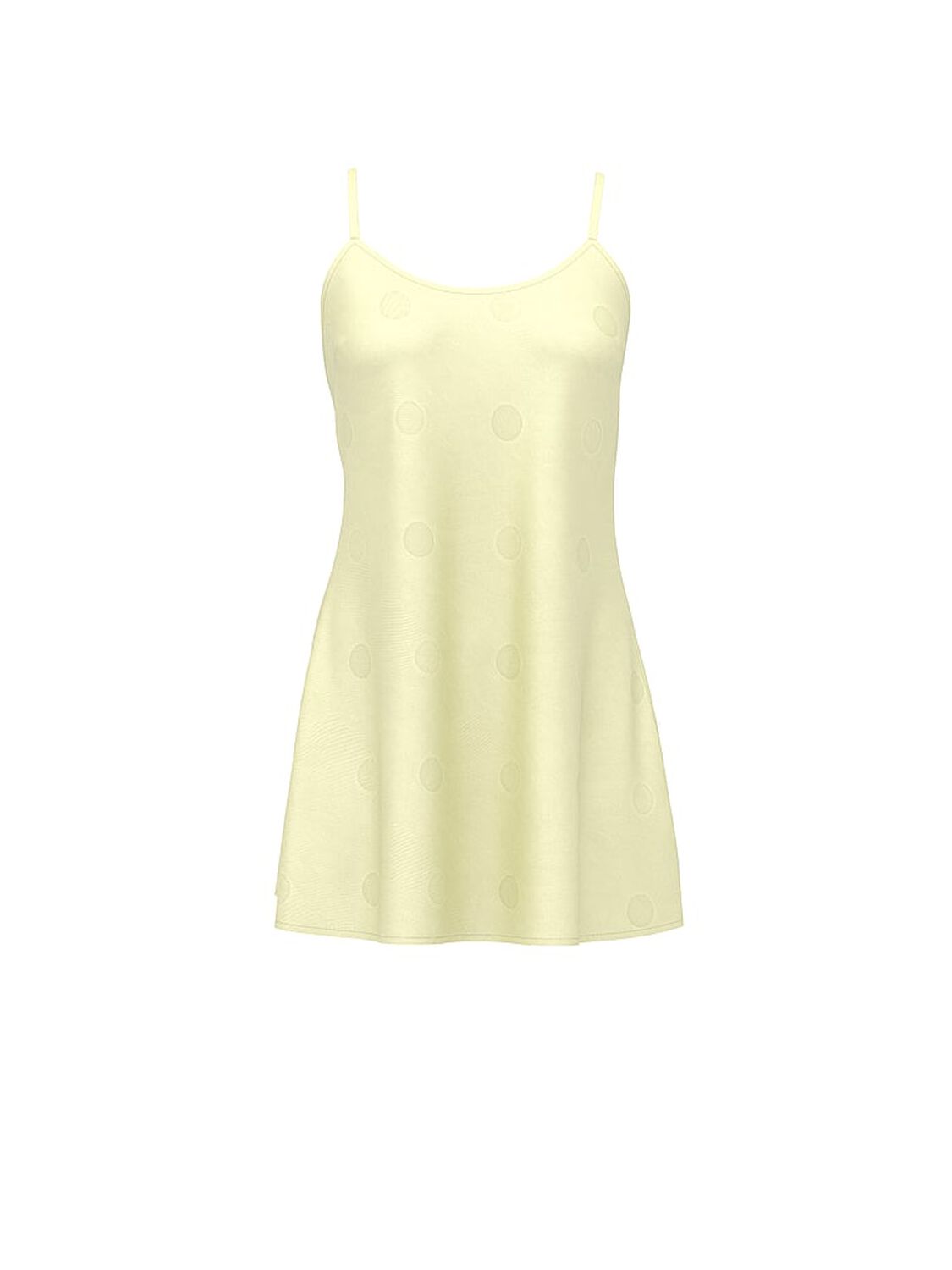 vs Victoria's Secret Signature Satin Slip Dress Lemonade 3 of 3 