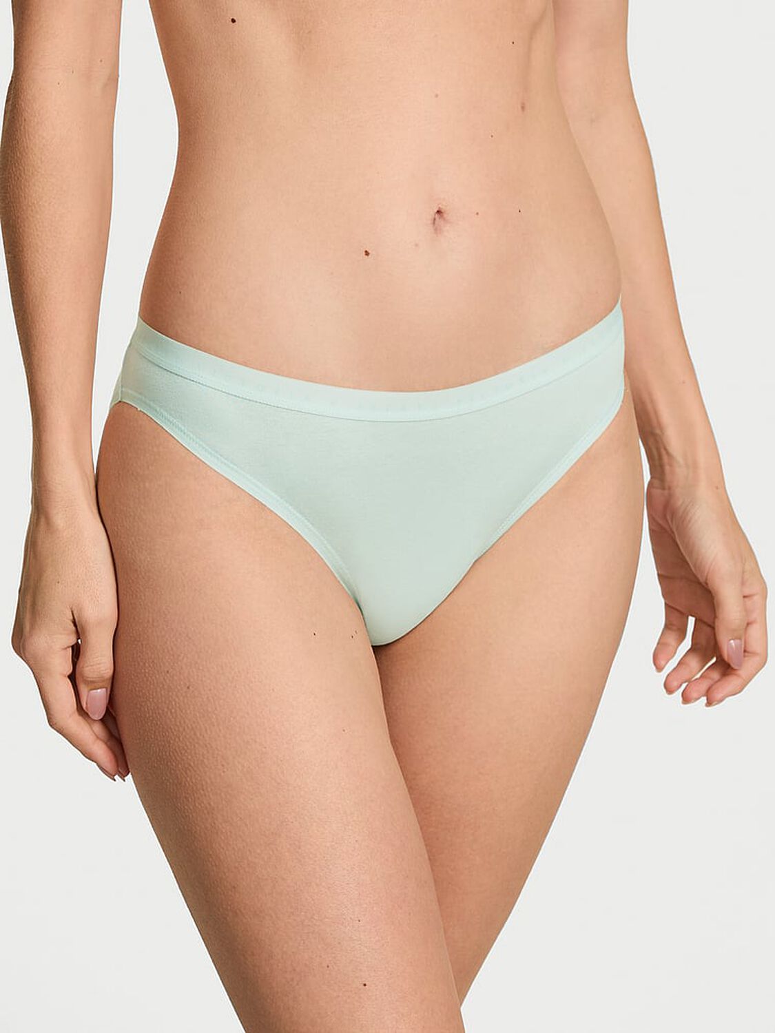 vs Victoria's Secret Stretch Cotton Bikini Panty Yacht Blue 1 of 3 