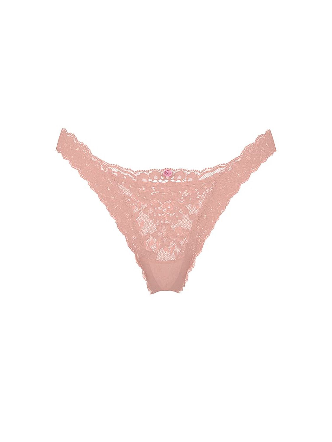 vs Dream Angels Lace Brazilian Panty Royal Pink 1 of 4 