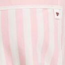 SoSoft&trade; Modal Short-Sleeve Long Pajama Set, Iconic Pink Stripes, swatch