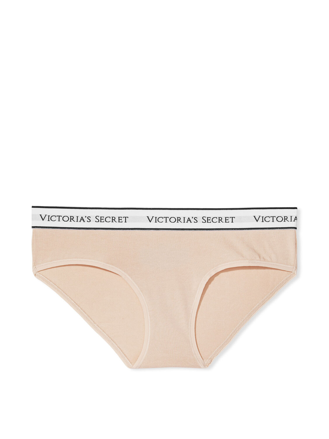vs Cotton Logo Cotton Hiphugger Panty Champagne 2 of 3 