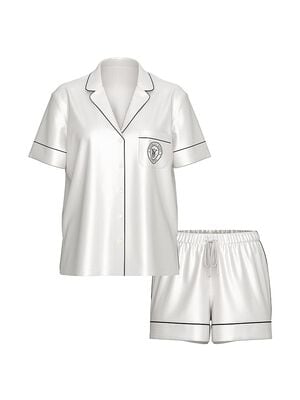 Glazed Satin Short Pajama Set