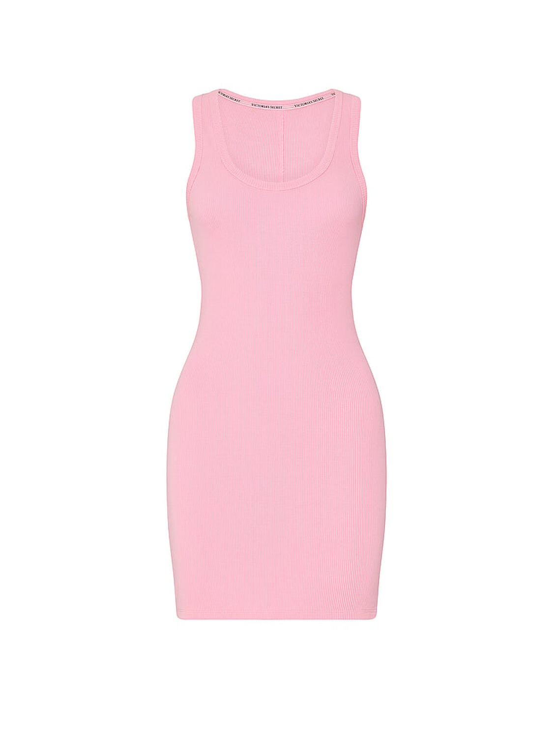 vs Angel Essentials VS Iconic Rib Tank Dress Washed Victoria Pink 3 of 4 