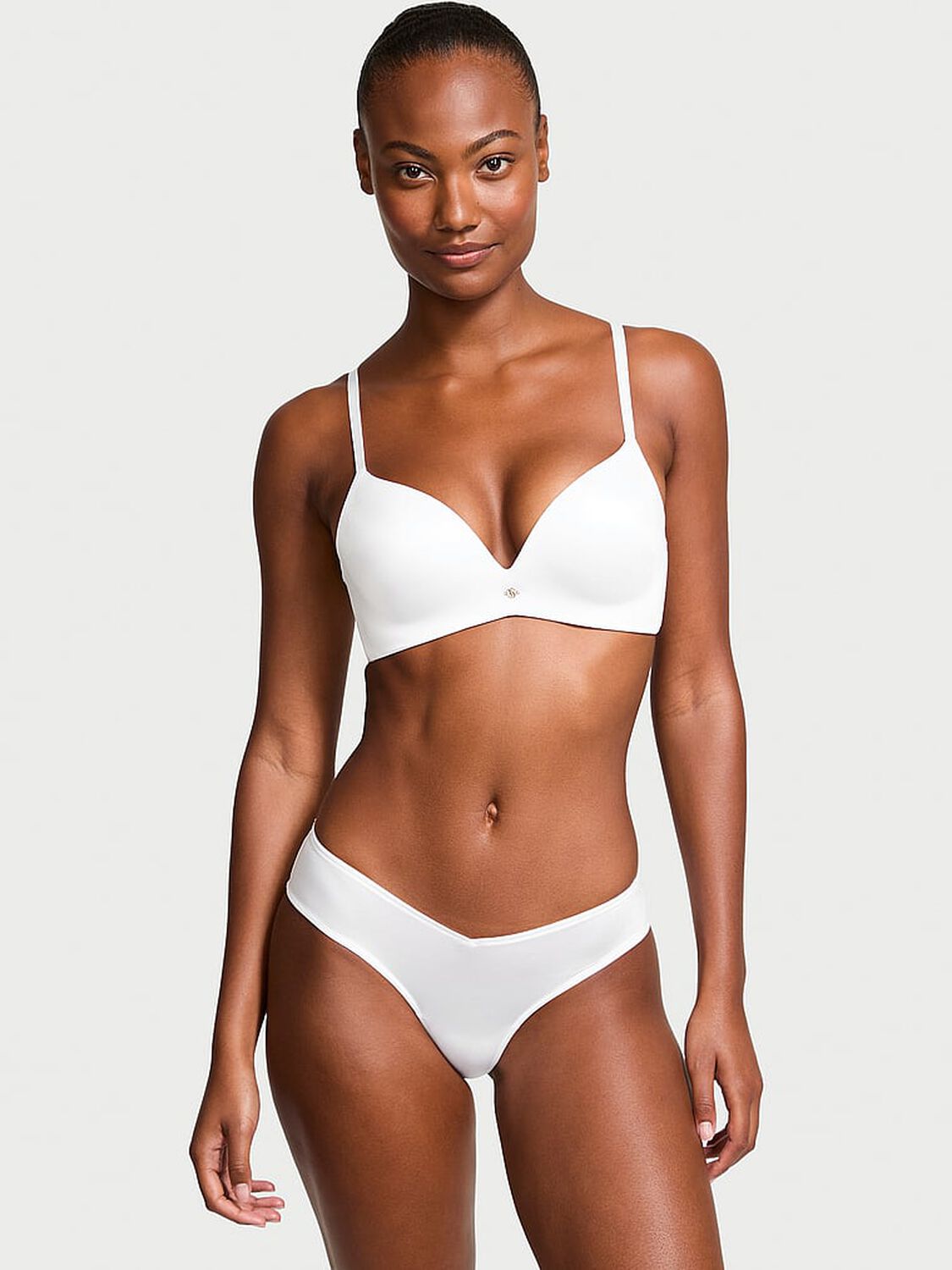 vs Very Sexy Strappy Back High-Leg Cheeky Panty Vs White 4 of 4 
