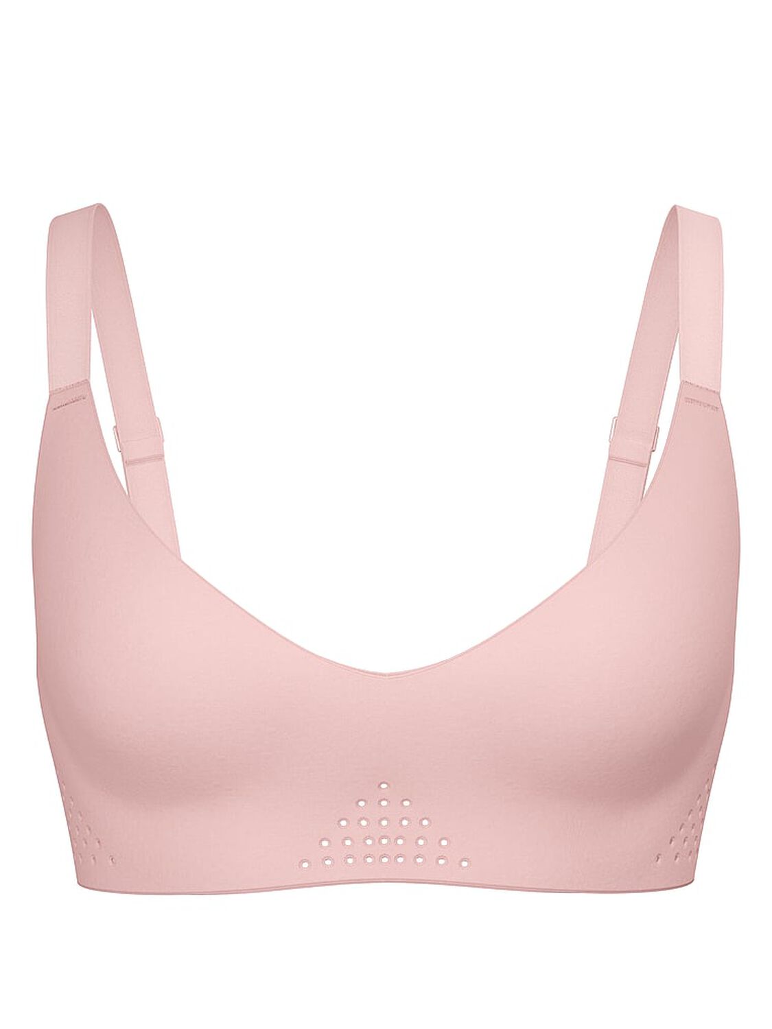 vs Vsx VSX Featherweight&trade; Medium V-Neck Sports Bra Bare Pink 3 of 3 