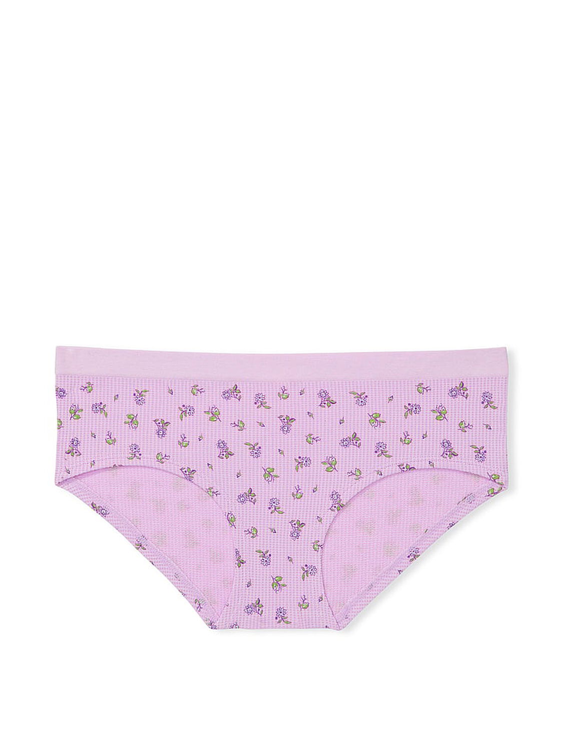 vs Seamless Seamless Waffle Hiphugger Panty Lilac Ditsy Floral 3 of 3 