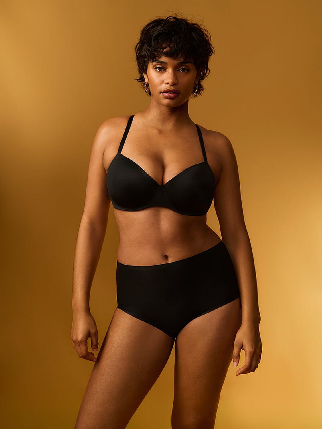 vs Body By Victoria FlexFactor Lightly Lined Balconette Bra Black 4 of 4 