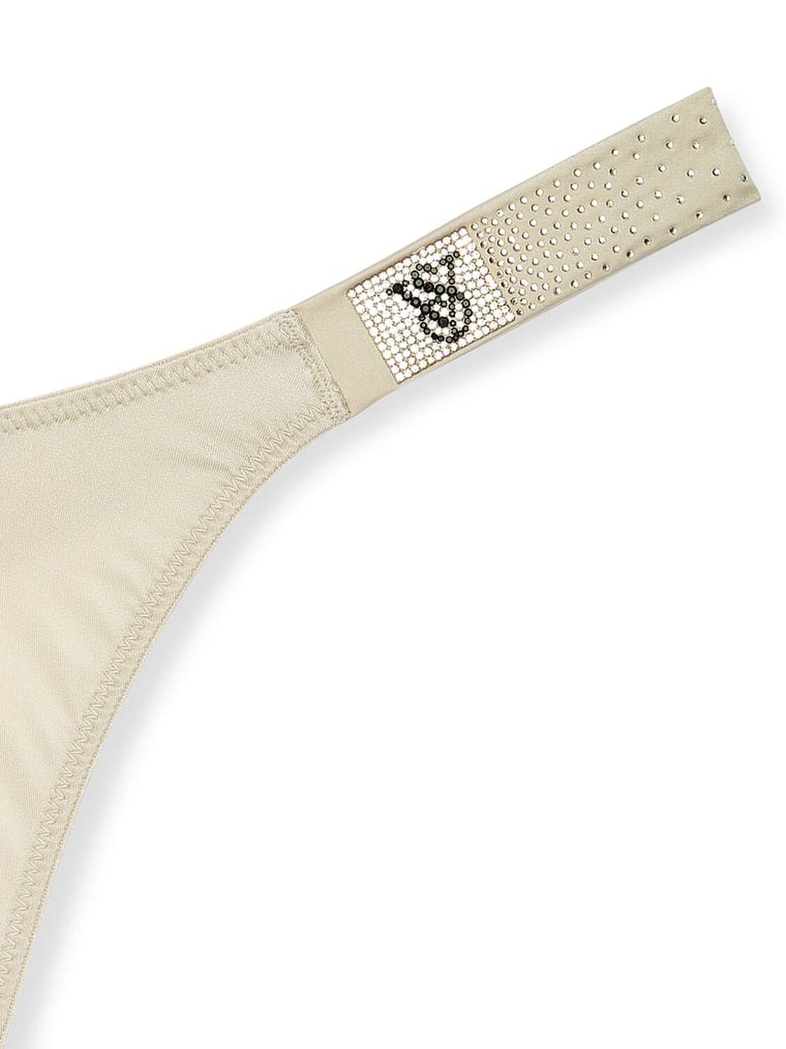 vs Very Sexy Scattered Shine Strap Thong Panty Classic Sandstone 4 of 5 