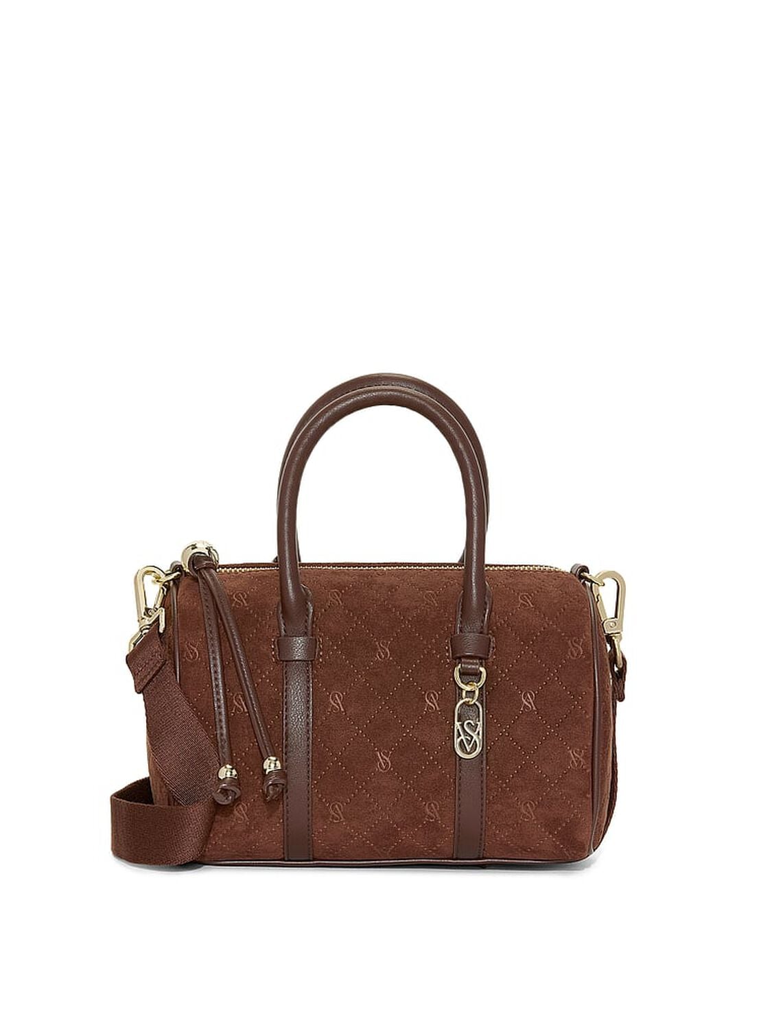 vs Victoria's Secret Mini Duffle Crossbody Bag Ganache 1 of 2 