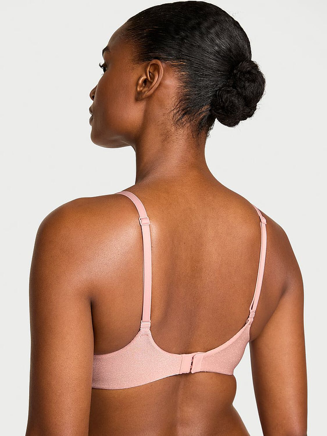 vs Body By Victoria Perfect Shape Shimmer Push-Up Bra Royal Pink 1 of 2 