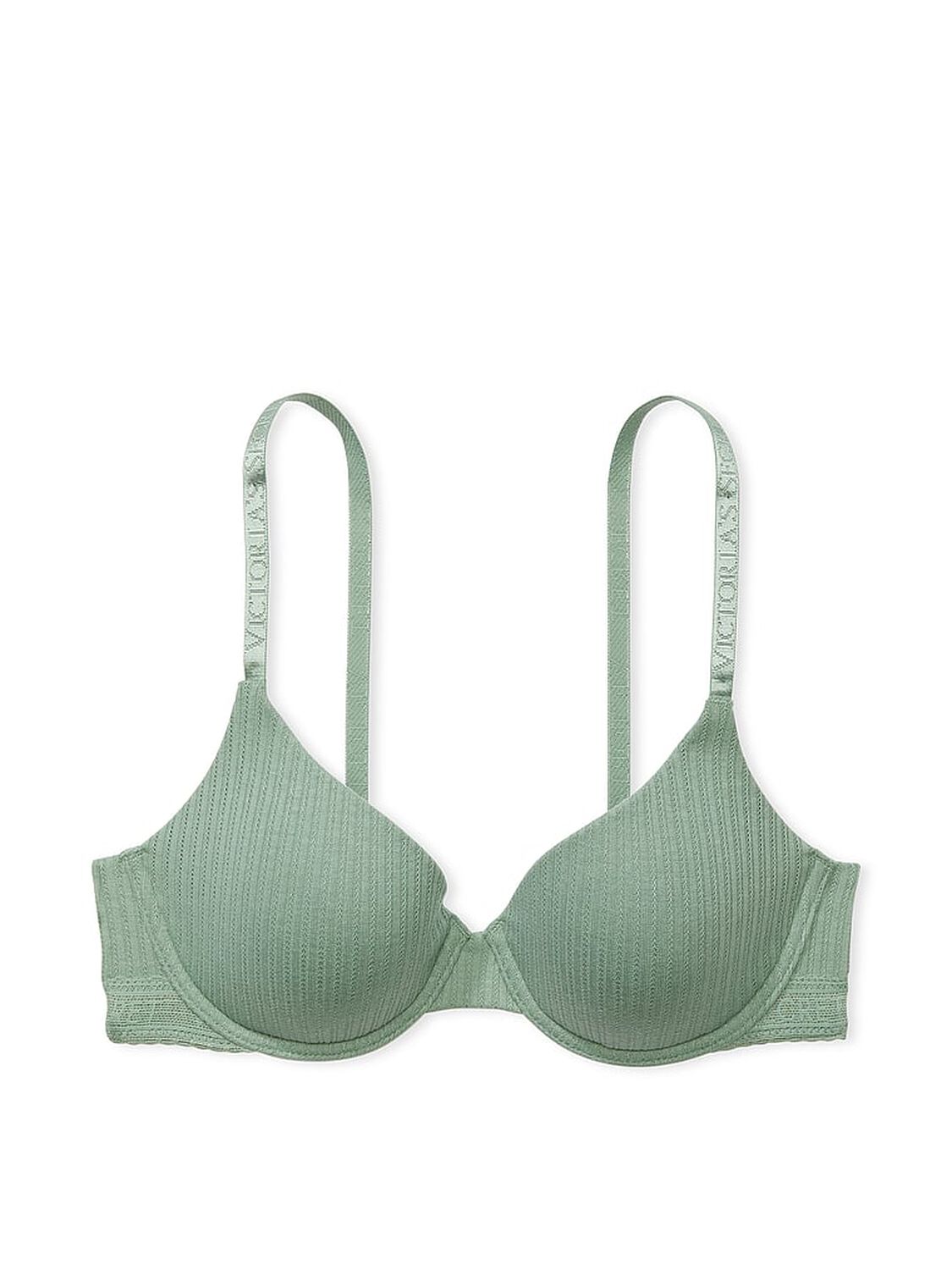 vs The T-Shirt Lightly Lined Pointelle Demi Bra 3 of 3 