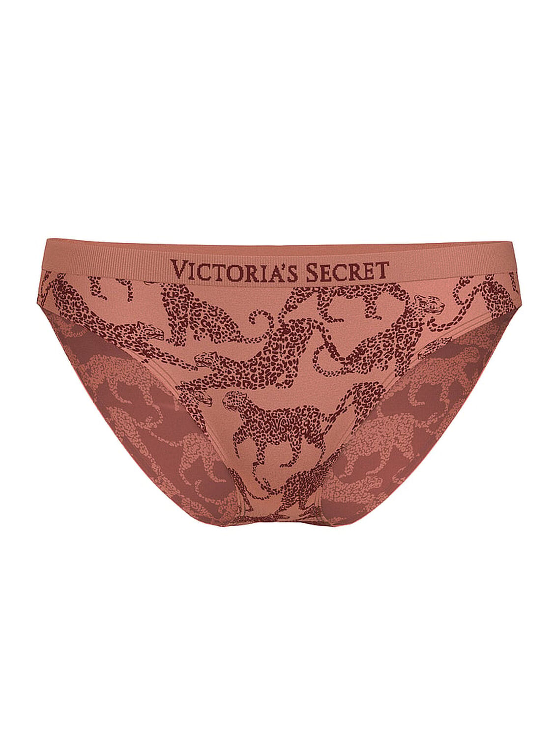 vs Seamless Seamless Bikini Panty Desert Blush Leopards 1 of 2 