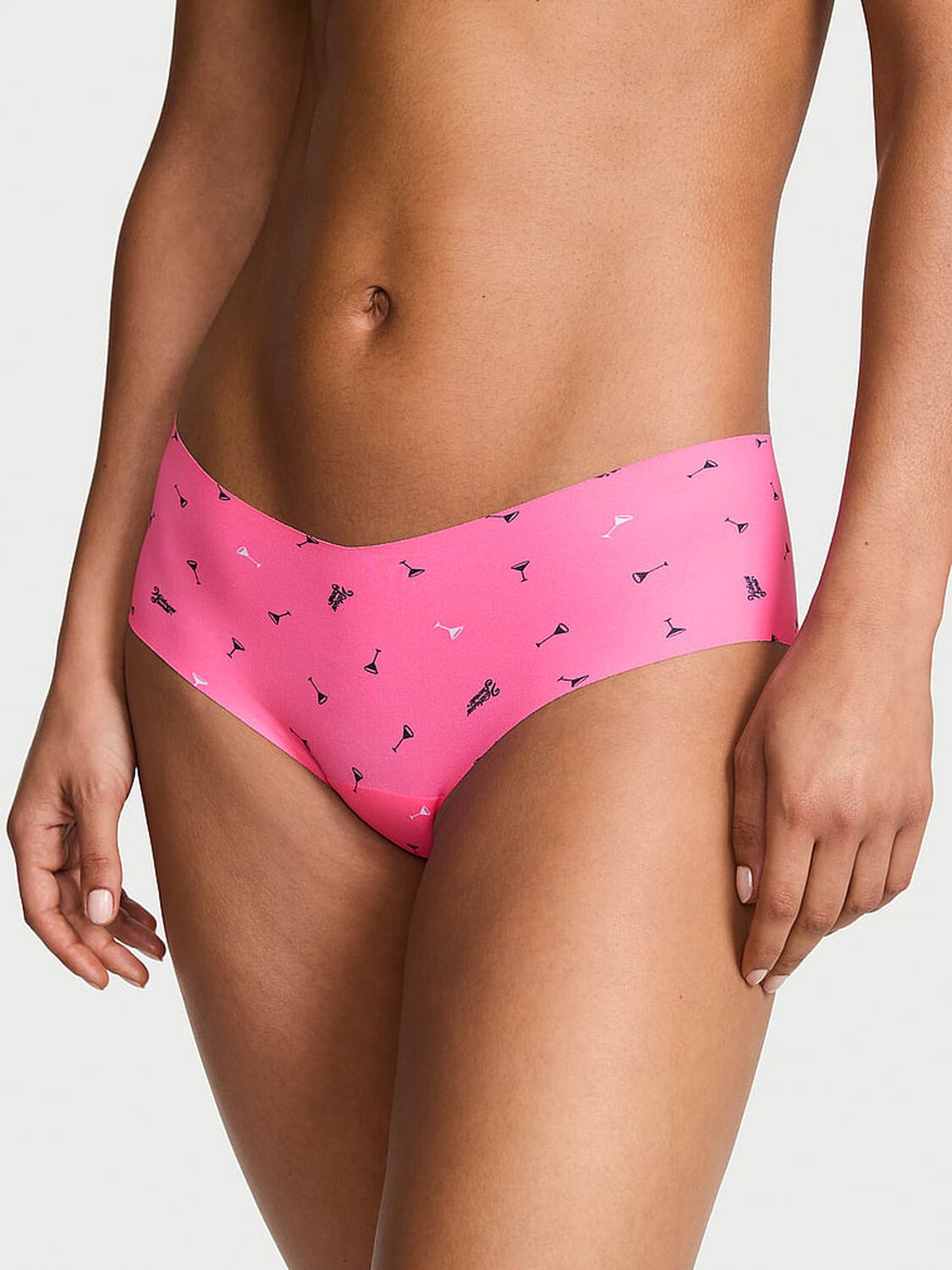 vs No-Show No-Show Cheeky Panty Pink Martini Glass 1 of 3 