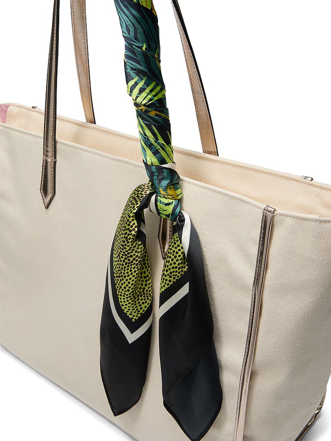 vs Victoria's Secret Satin Scarf Palm 2 of 2 