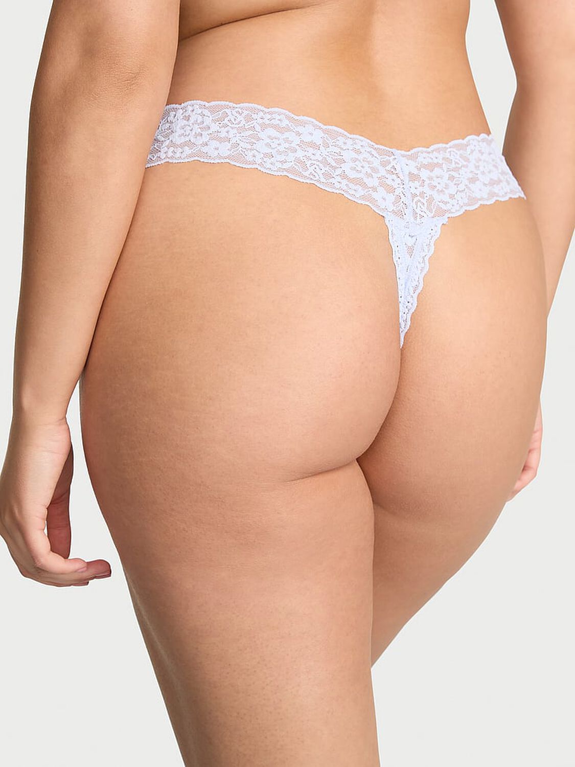 vs The Lacie Lace Thong Panty Soft Iris 2 of 3 