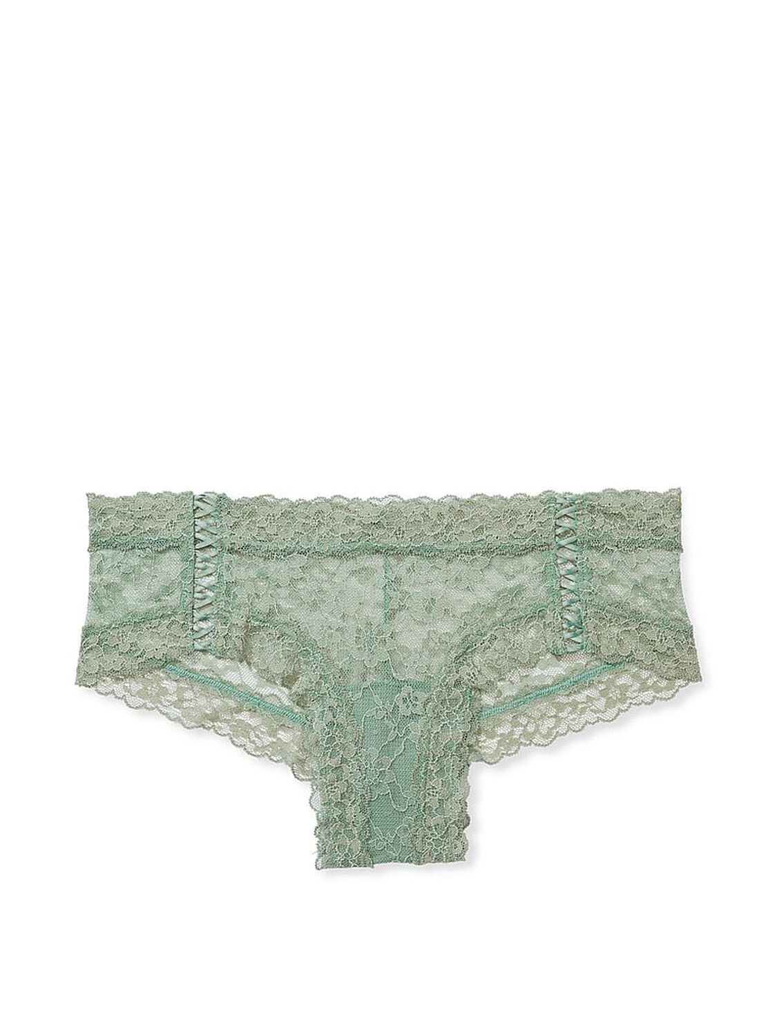 vs The Lacie Lace-Up Lace Cheeky Panty Seasalt Green 3 of 3 