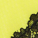 Mesh Lace-Trim High-Leg Cheeky Panty, Limelight, swatch