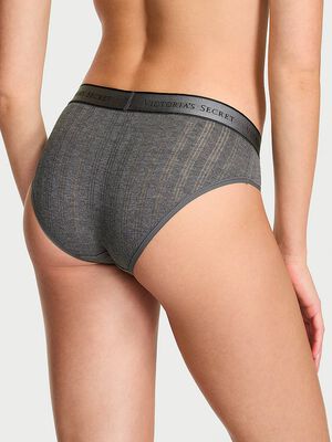 SoSoft&trade; Modal Ultra-Fine Logo Hiphugger Panty